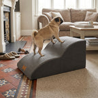 Dog Stairs non Slip: Dog stairs, non-slip foam, removable washable cover, 2 steps