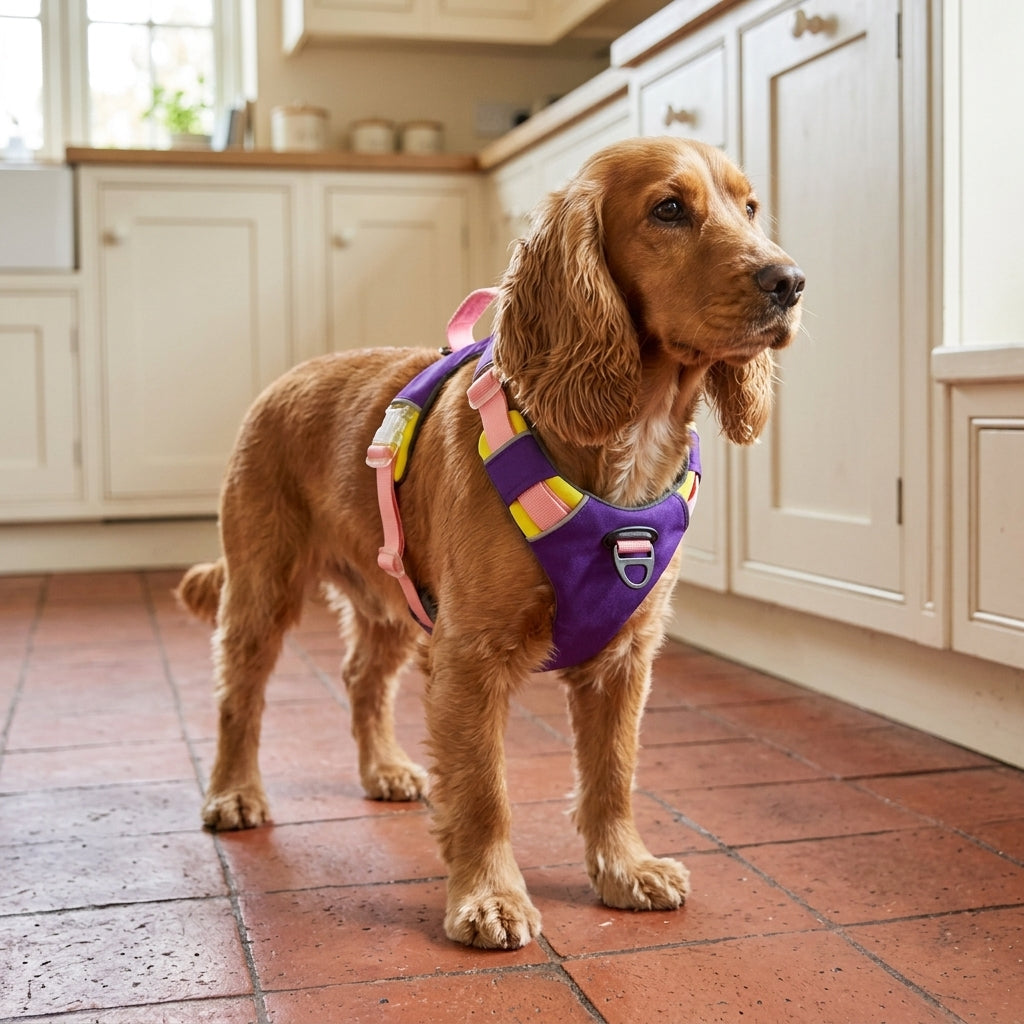 LED Dog Collar, USB Rechargeable Night Safety, Reflective