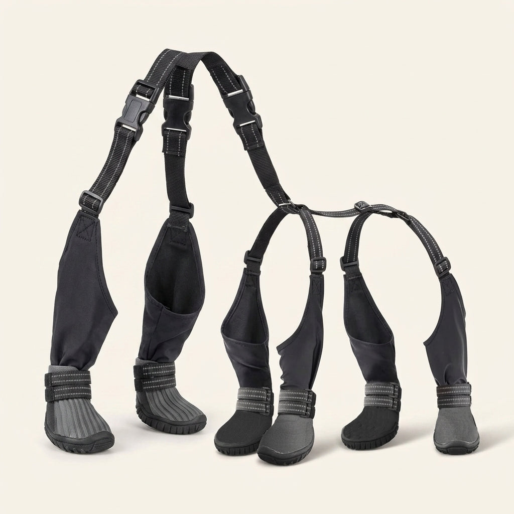 Non-Slip Dog Boots, Waterproof Paw Protection, Waterproof