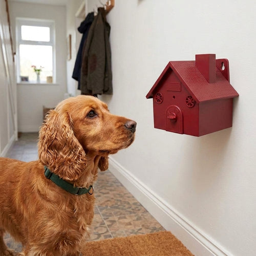 Anti bark device, ultrasonic dog deterrent, USB rechargeable, Red