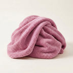 Dog drying towel, ultra absorbent microfibre, machine washable, Pink large, studio