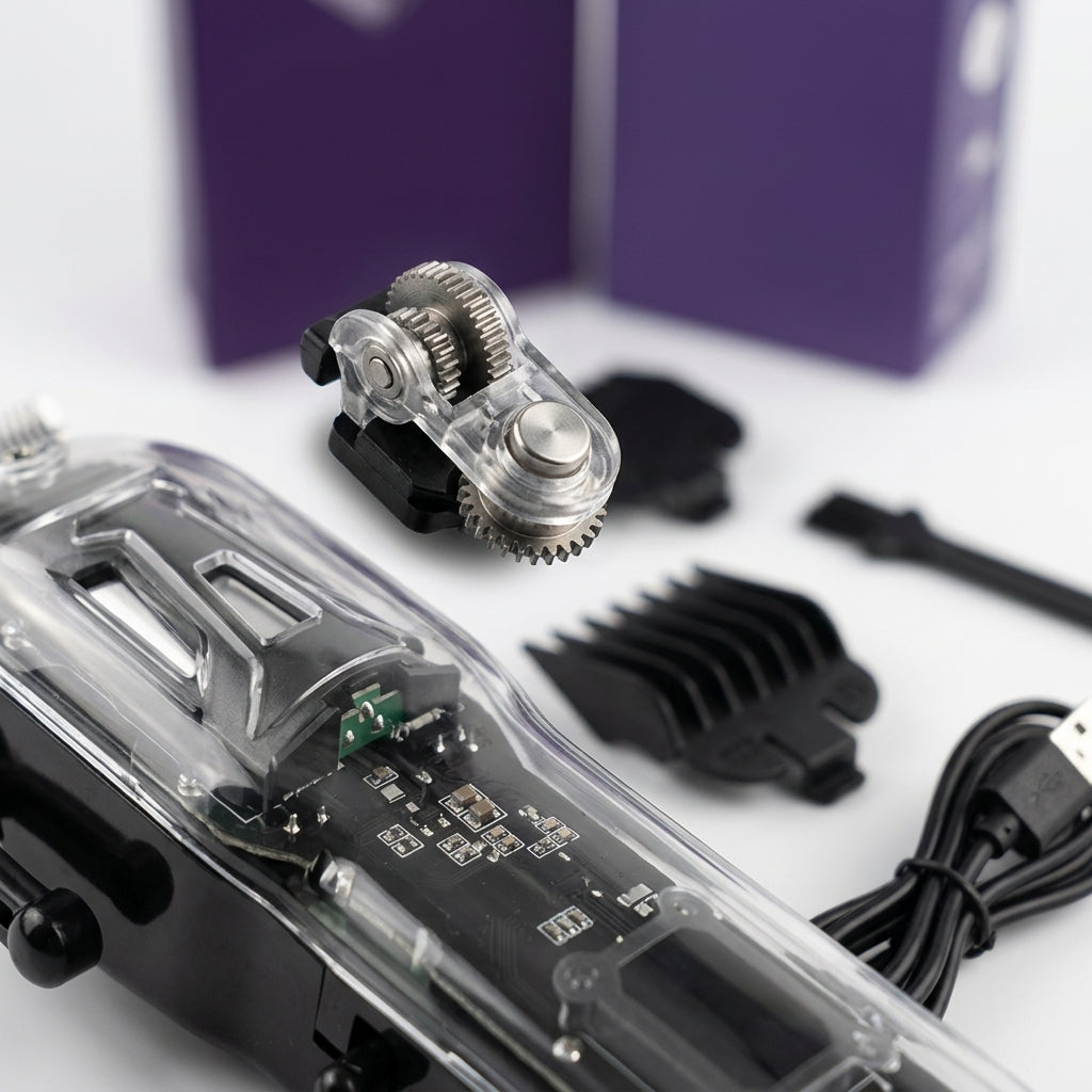 Quiet Dog Grooming Clipper, Rechargeable Low-Noise