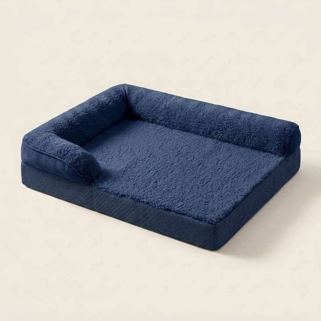 Dog sofa mat, quilted with raised bolsters, non-slip base, washable, S50X40X12Cm, studio