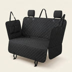 Dog car seat mat, waterproof Oxford fabric, machine washable, Black, studio