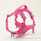 Reflective dog vest, USB rechargeable light, weatherproof, Barbie Pink, studio