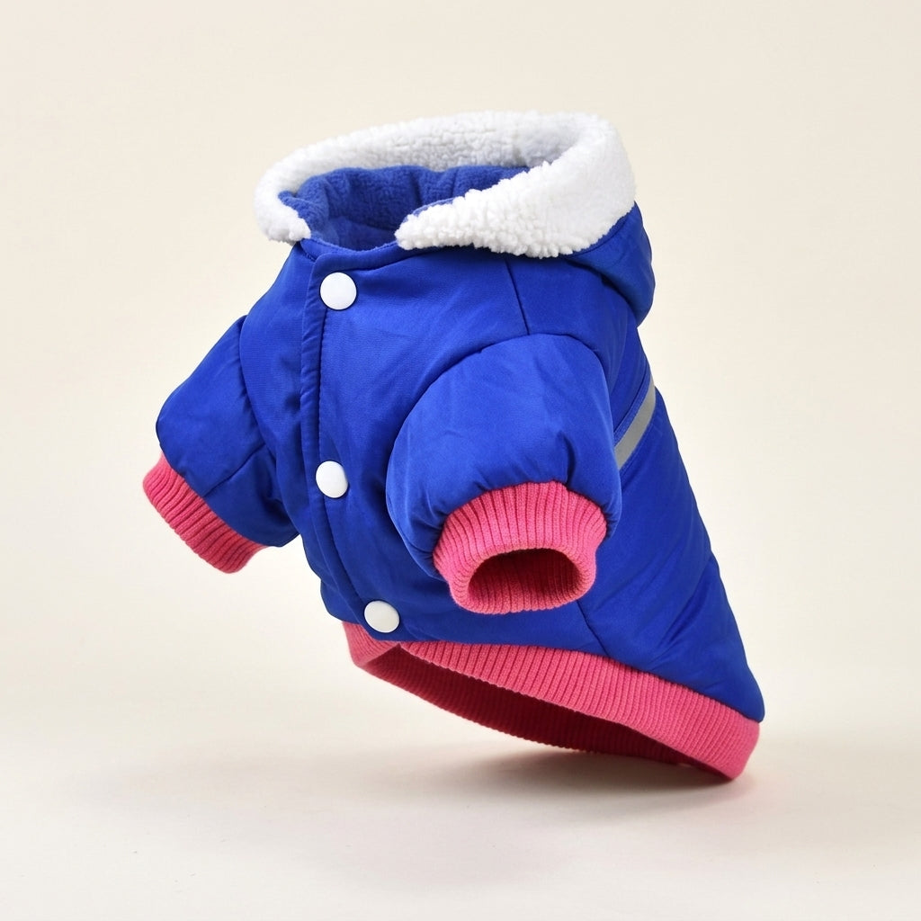 Reflective Padded Dog Coat, Warm Winter Jacket, Reflective