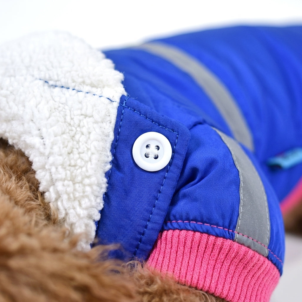 Reflective Padded Dog Coat, Warm Winter Jacket, Reflective