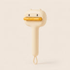 Slicker brush for dogs, self cleaning, push button fur release, view 2