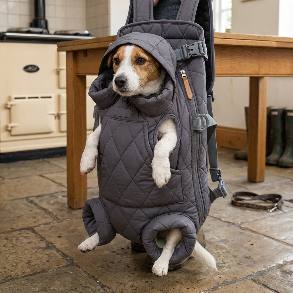 Soft-Sided Dog Carrier Backpack, Breathable Mesh