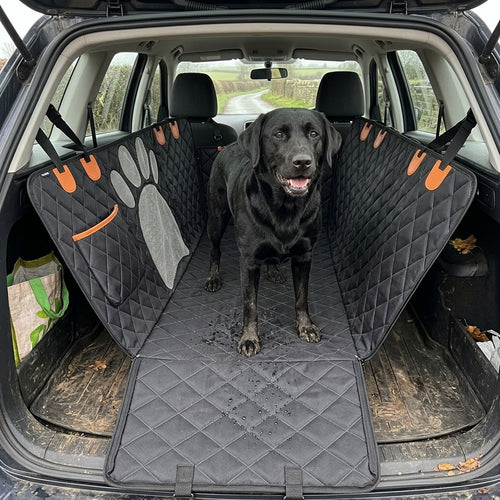 Waterproof Dog Car Seat Cover, Fits Most Cars & SUVs, Removable Cover