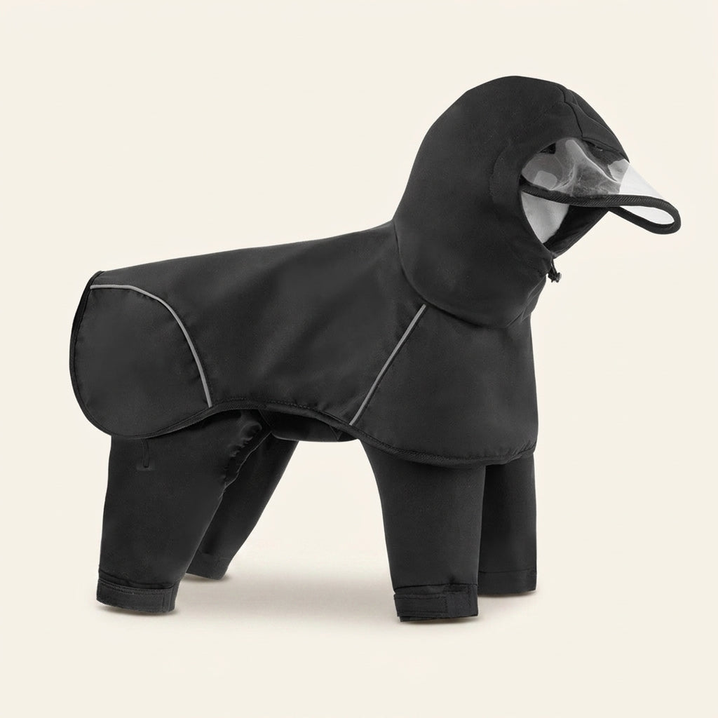 Waterproof Dog Raincoat, Full Coverage with Hood