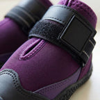 Dog boots, waterproof non-slip paw protection for winter walks, Dark Violet, detail