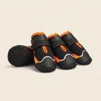 Dog boots, waterproof non-slip paw protection for winter walks, Mesh Black, studio