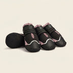 Dog boots, waterproof non-slip paw protection for winter walks, Water Violet, studio